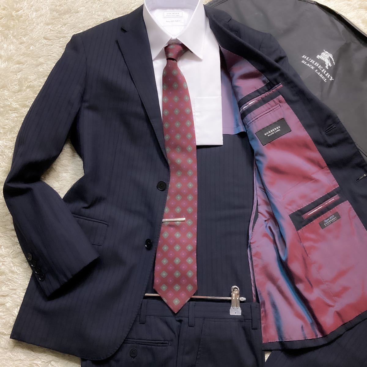 BURBERRY BLACK 2026年最新Yahoo!オークション - LABEL(スーツ