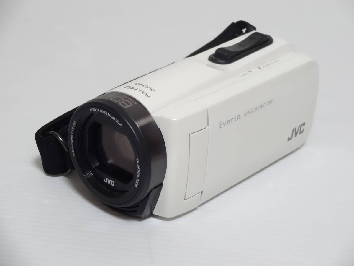 Everio JVC ビデオカメラ ホワイト GZ-F270 GZ-F270-W 公式通販