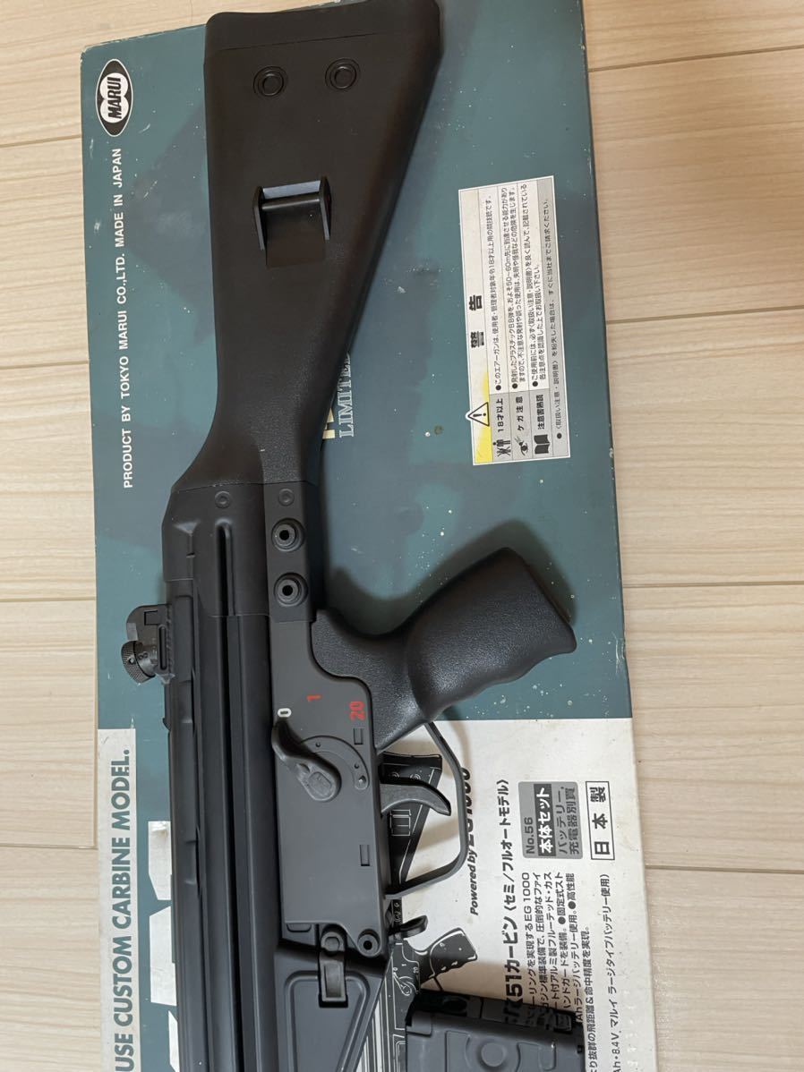 東京マルイ HK51 カービン (ジャンク) 半年ほど前にヤフオクで購入した