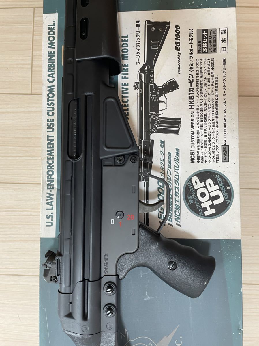 東京マルイ HK51 カービン (ジャンク) 半年ほど前にヤフオクで購入した
