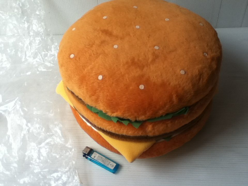 マクドナルド - ビッグマック ハンバーガー型ぬいぐるみ 平成レトロ