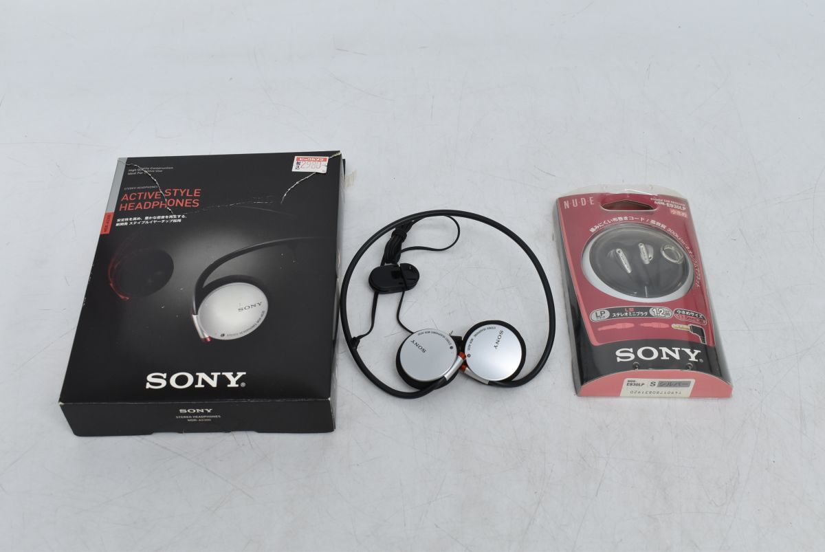 送料無料，定番 241S 0818M27 SONY イヤホン 2点セット MDR-E930LP MDR-AS30G 音楽 ミュージック ラジオ まとめて(ソニー)｜売買されたオークション情報、yahooの商品情報をアーカイブ公開 - オークファン ソニー