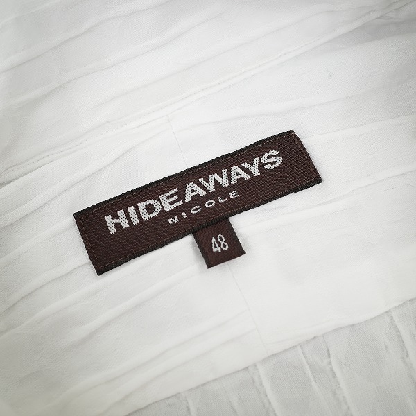 HIDEAWAYS NICOLE ハイダウェイ ニコル メンズ 新品1円～☆定価1万 新品1円～☆定価1.5万 新品1円～☆定価1.7万 SHOP ニコル(長袖シャツ一般 -ハイダウェイ 2026年最新Yahoo!オークション ニコルの通販 ONLINE COLLECTION ドレス