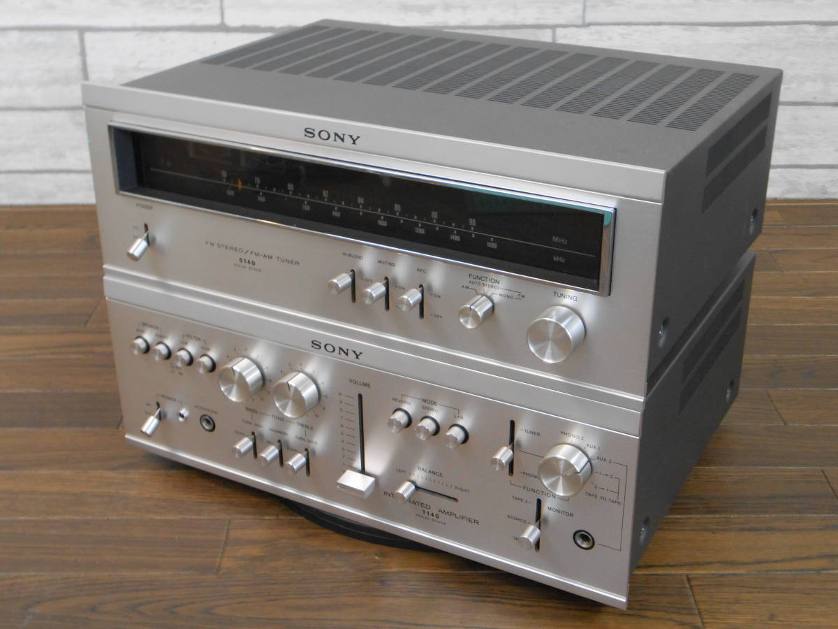 オーディオ機器 SONY TA-1150D アンプ ST-5150D FM-AMチューナー