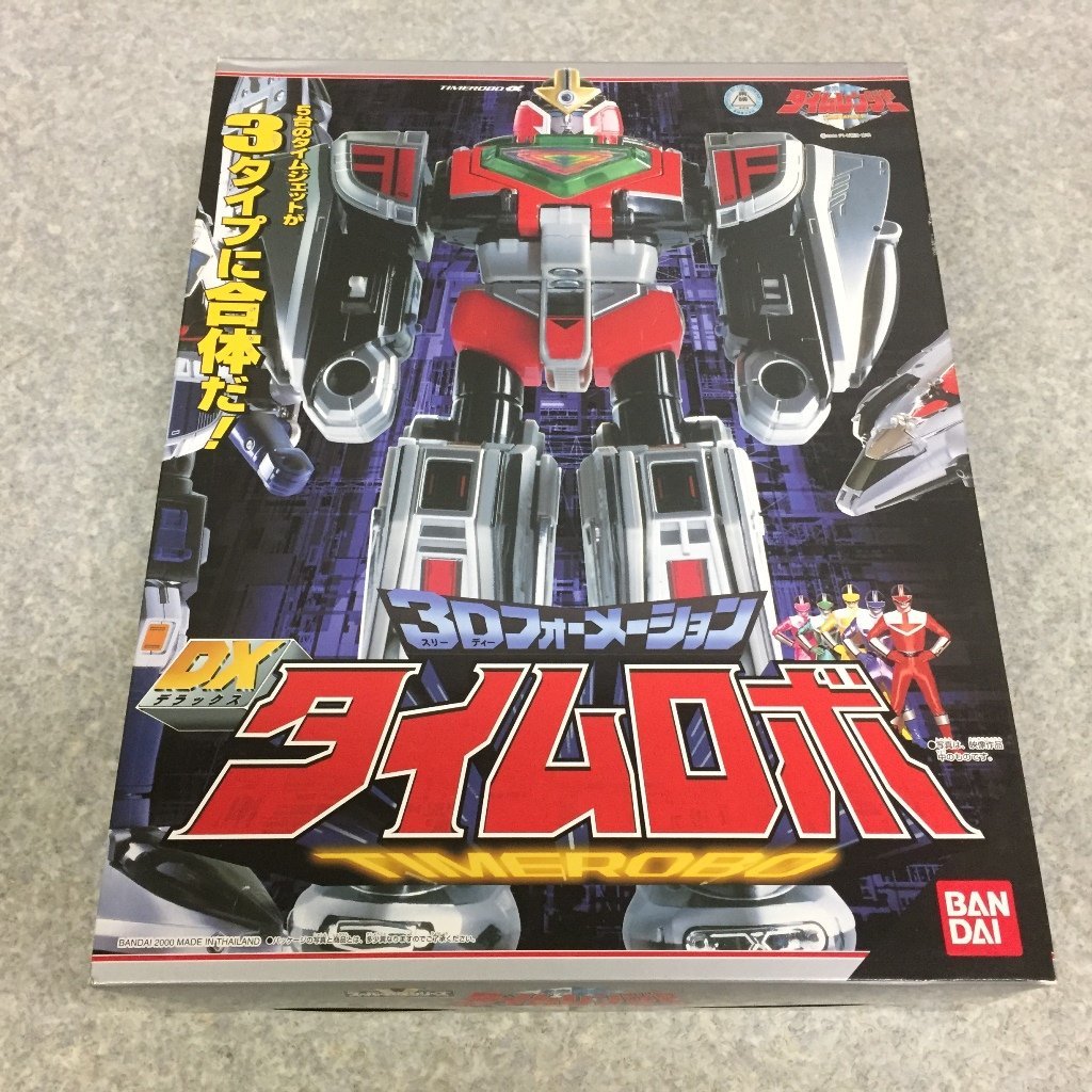 未来戦隊タイムレンジャー 3Dフォーメーション DXタイムロボ 開封済