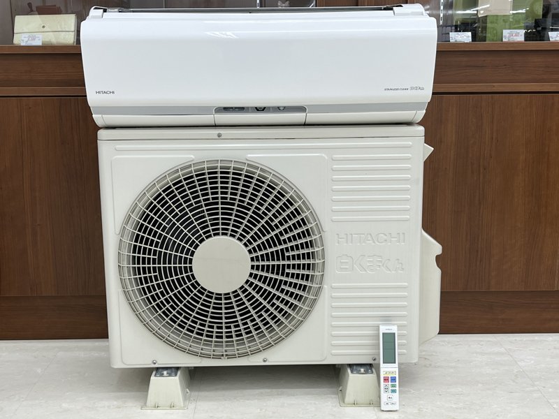 本物保証，送料無料 北海道千歳市発 HITACHI 日立 ルームエアコン ステンレス クリーン 白くまくん RAS-JT25HE6 冷房8畳/暖房10畳 100V 2018年製 JTE6シリーズ(12畳未満)｜売買されたオークション情報、yahooの商品情報をア 12畳未満