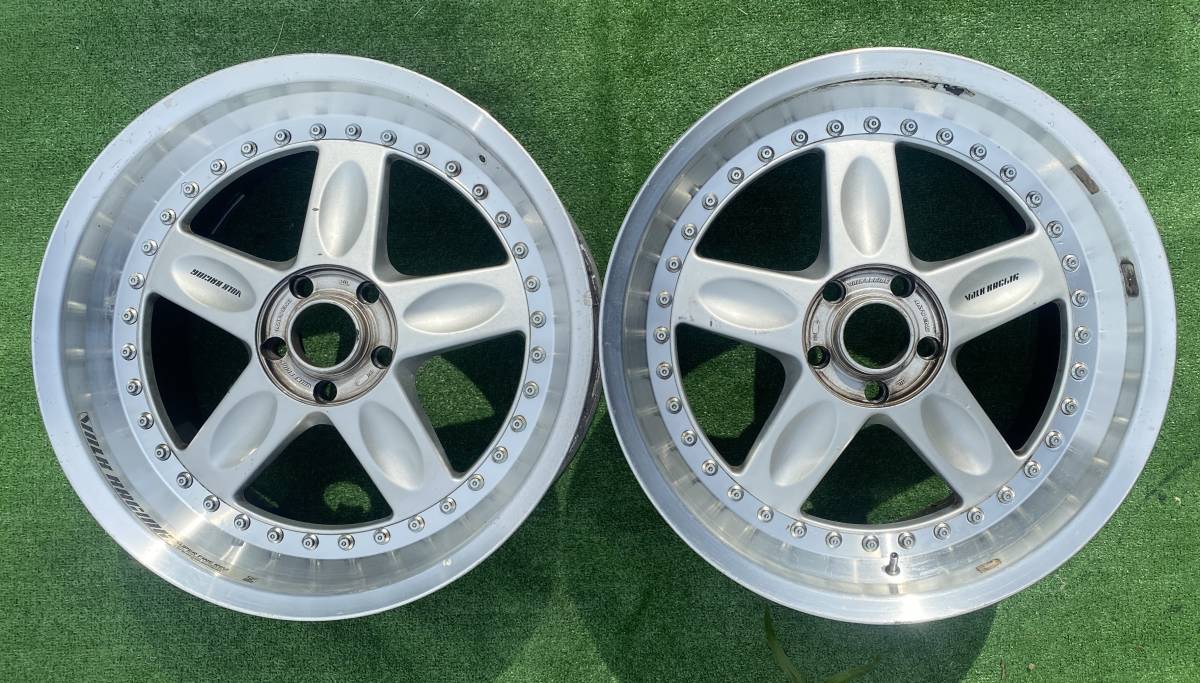 RAYS VOLK RACING 17インチ 5穴 PCD100 x 9J オフセット18? ホイール2 