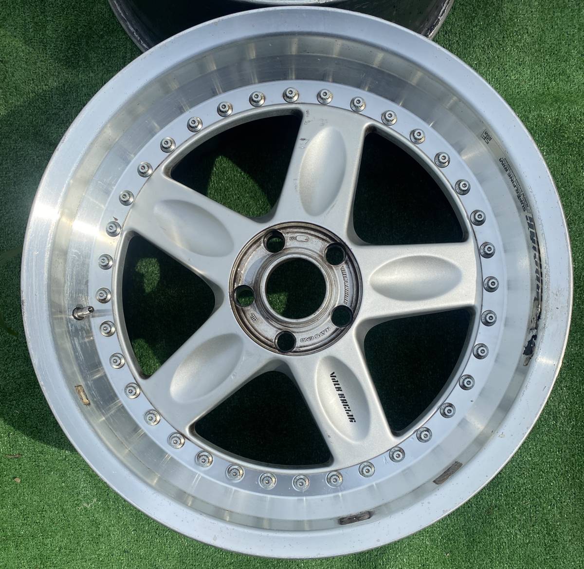 RAYS VOLK RACING 17インチ 5穴 PCD100 x 9J オフセット18? ホイール2 