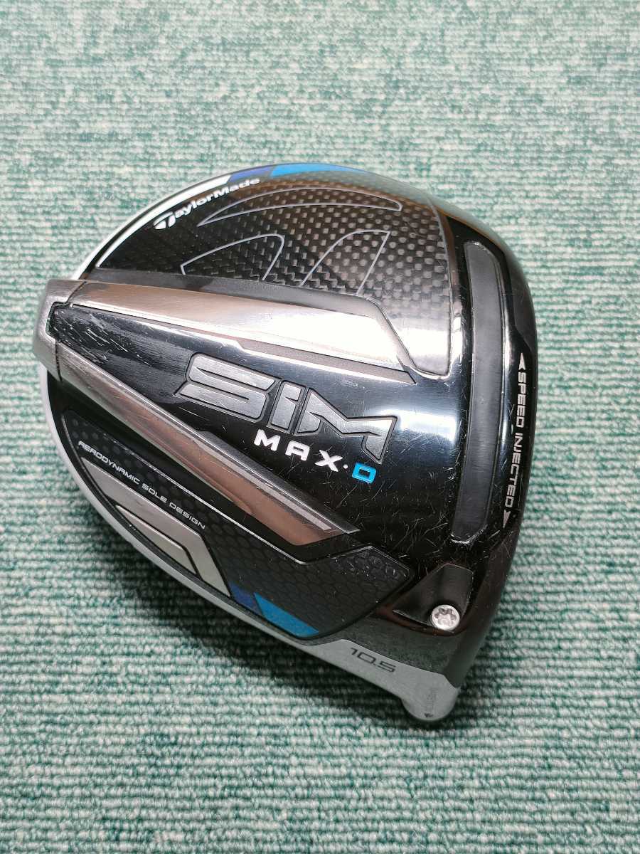 美品　SIM MAX D 10.5° ヘッドのみ 訳あり テーラーメイド SIM MAX D 10.5度 ドライバー ヘッド単品 亀裂