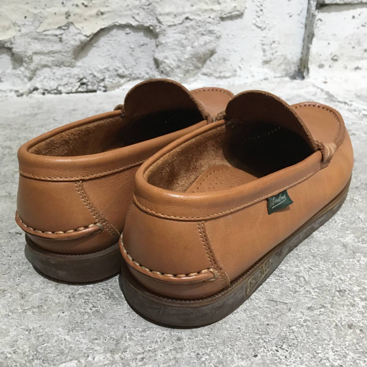 美品 パラブーツ Veritable Mocassin レザー モカシン27cm 通年