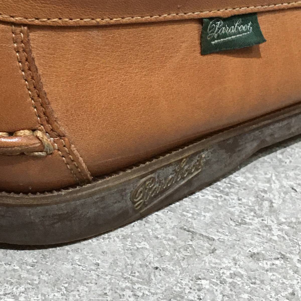 美品 パラブーツ Veritable Mocassin レザー モカシン27cm 通年