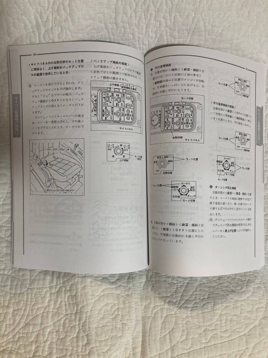 三菱トラクター　MT226エアコン・キャビン　取説付属 三菱トラクター MT226エアコン・キャビン 取説付属
