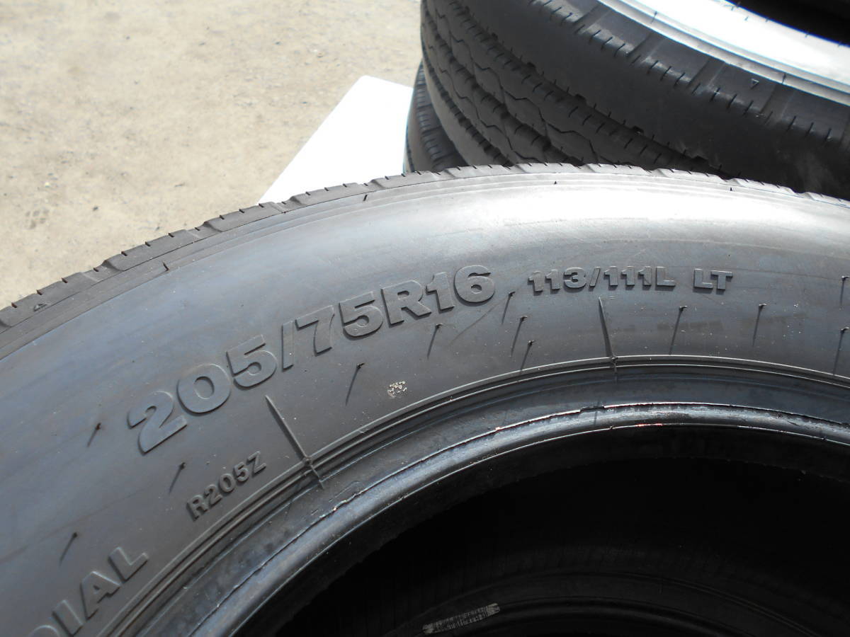 20年製 ブリヂストン DURAVIS 205/75R16 6本セット トラック用タイヤ