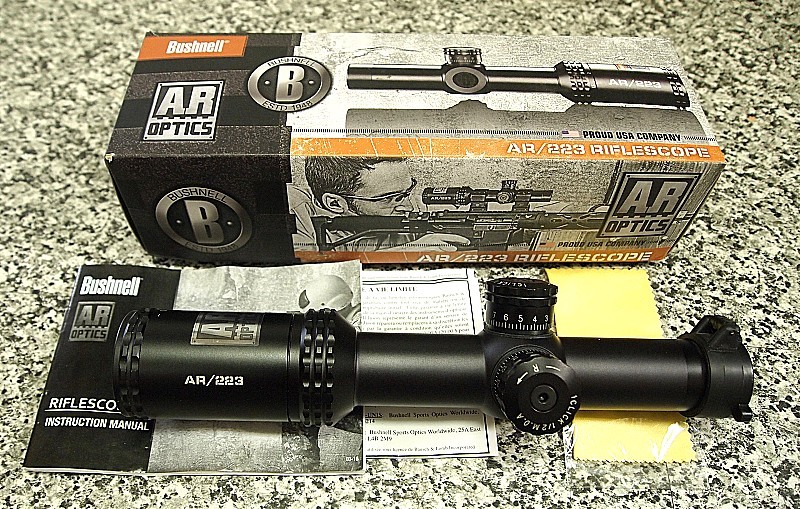 Bushnell AR 223 ライフルスコープ　実物 Bushnell AR OPTICS AR/223 ライフルスコープ 1-4×24 / ブッシュネル