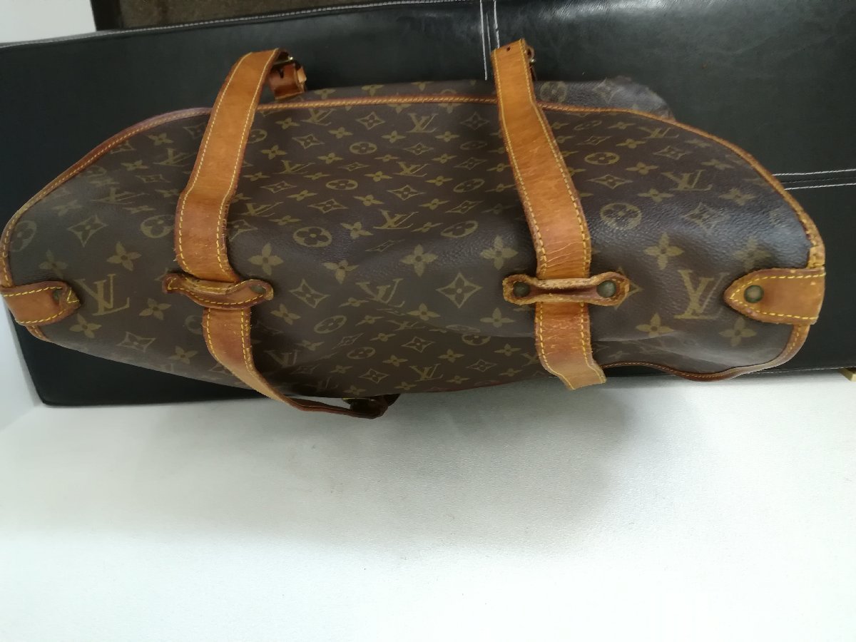 ジャンク】LOUIS VUITTON ルイヴィトン ソミュール43 モノグラム 
