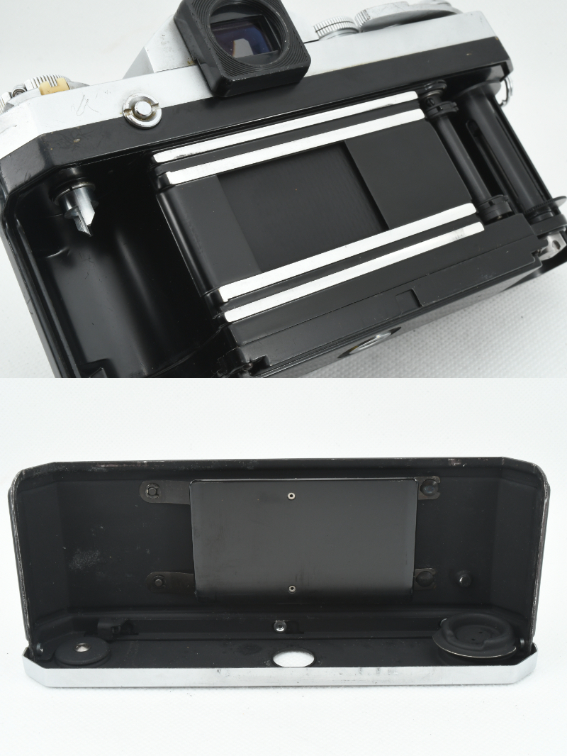 ★美品!! 動作確認済★ Nikon ニコン F アイレベル 715万台 ボディ NIKKOR-S Auto 1:2 f=5cm 単焦点レンズ ストラップ付 モルト交換済み ニコン Nikon F カメラ NIKON #228-2