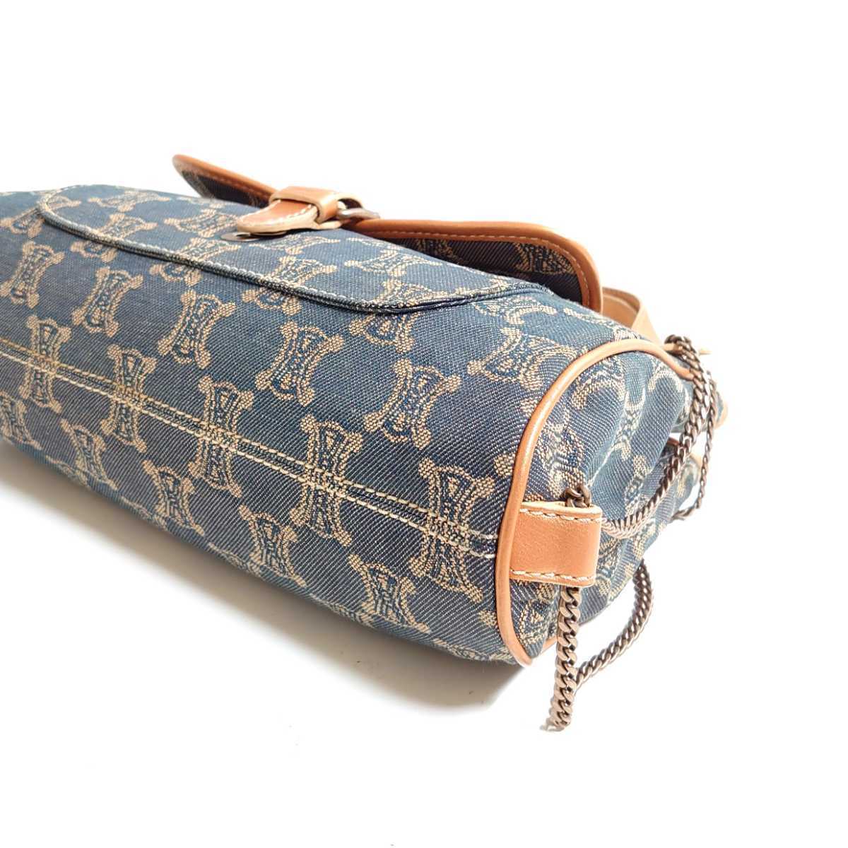 CELINE トートバッグ マカダム デニムバッグ ☆良品 激レア CELINE 