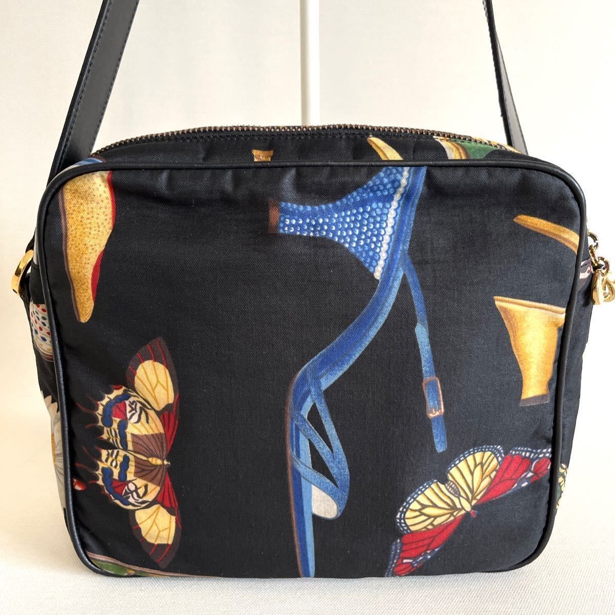 Salvatore Ferragamo フェラガモ ヴィンテージ ショルダーバッグ 総柄 