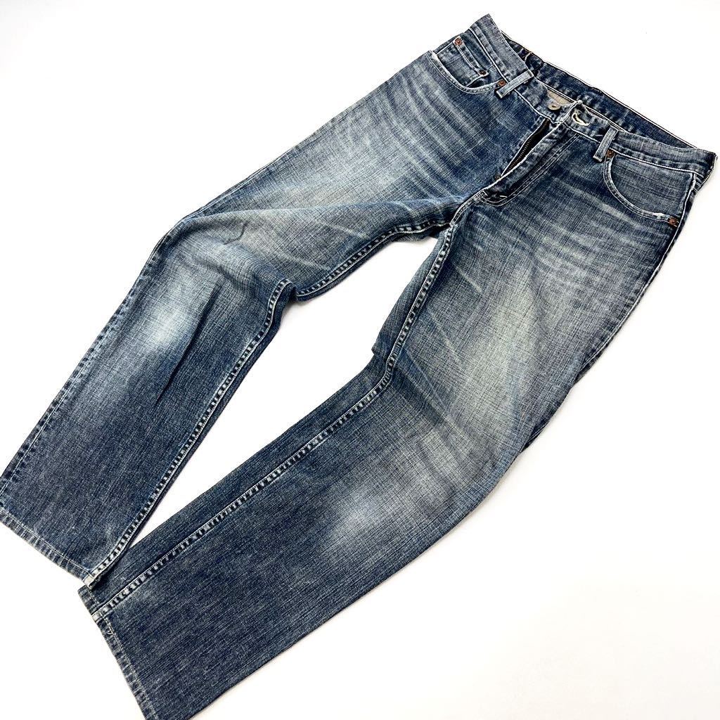 リーバイス ☆ LEVIS 502-03 ☆ 日本製 デニムパンツ ストレート ジーンズ W31 最高の色落ち♪ 定番 大人カジュアル アメカジ 古着■JS52
