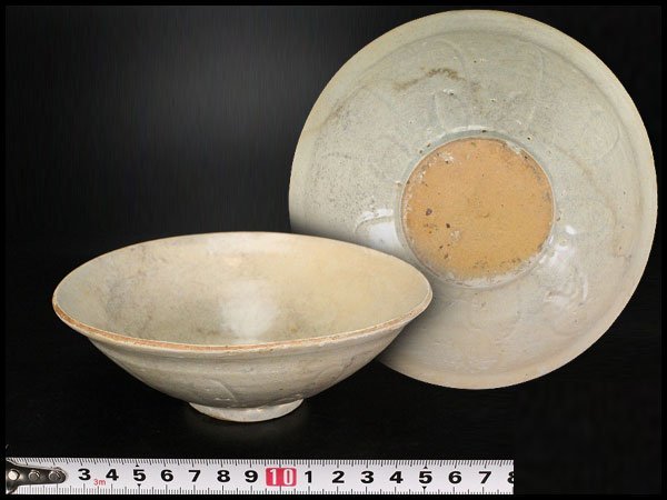 100%新品，高品質 金閣 中国美術 青白磁 蓮弁紋 碗 茶道具伝来 RC100(青磁)｜売買されたオークション情報、yahooの商品情報をアーカイブ公開 - オークファン 骨董陶磁器一般