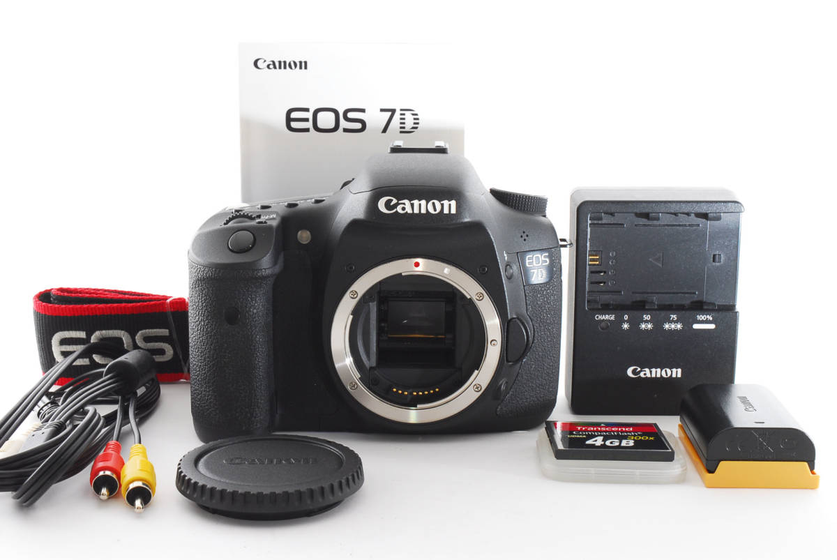 【美品】Canon EOS 7D デジタル一眼レフ 奇跡のシャッター回数数僅か7231回！