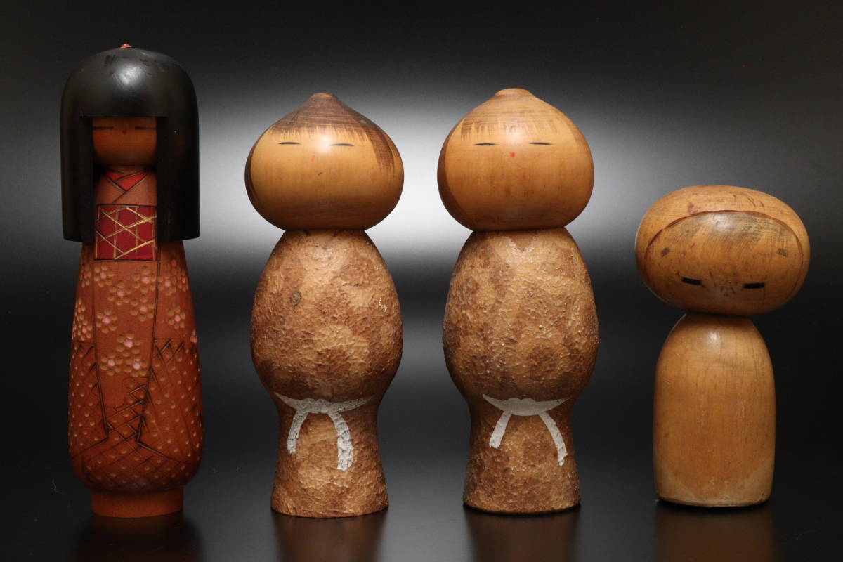 伝統工芸 在銘 創作こけし まとめて9点 渡辺正雄 かずを 他 創作