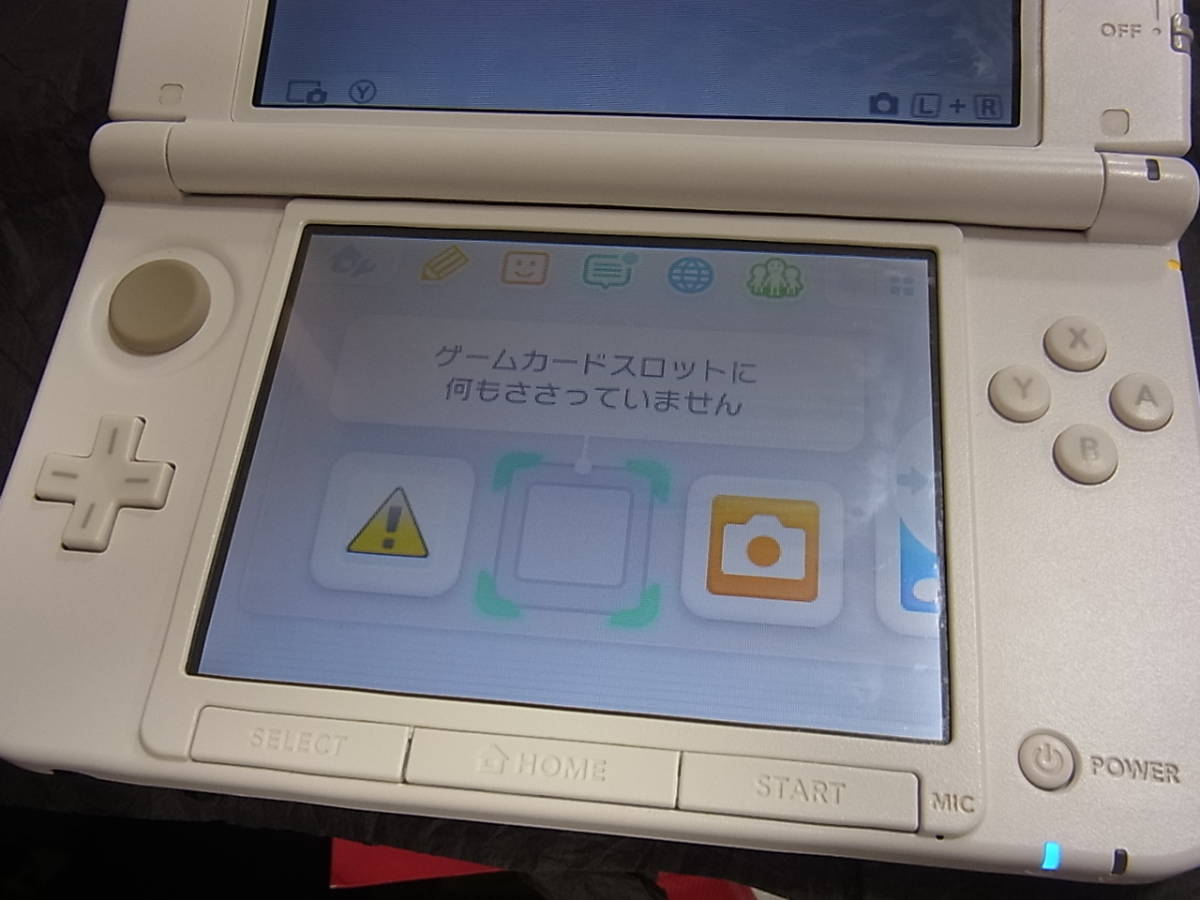 1円～ 任天堂 ニンテンドー 3DS LL SPR-001 本体 ピンク× ホワイト