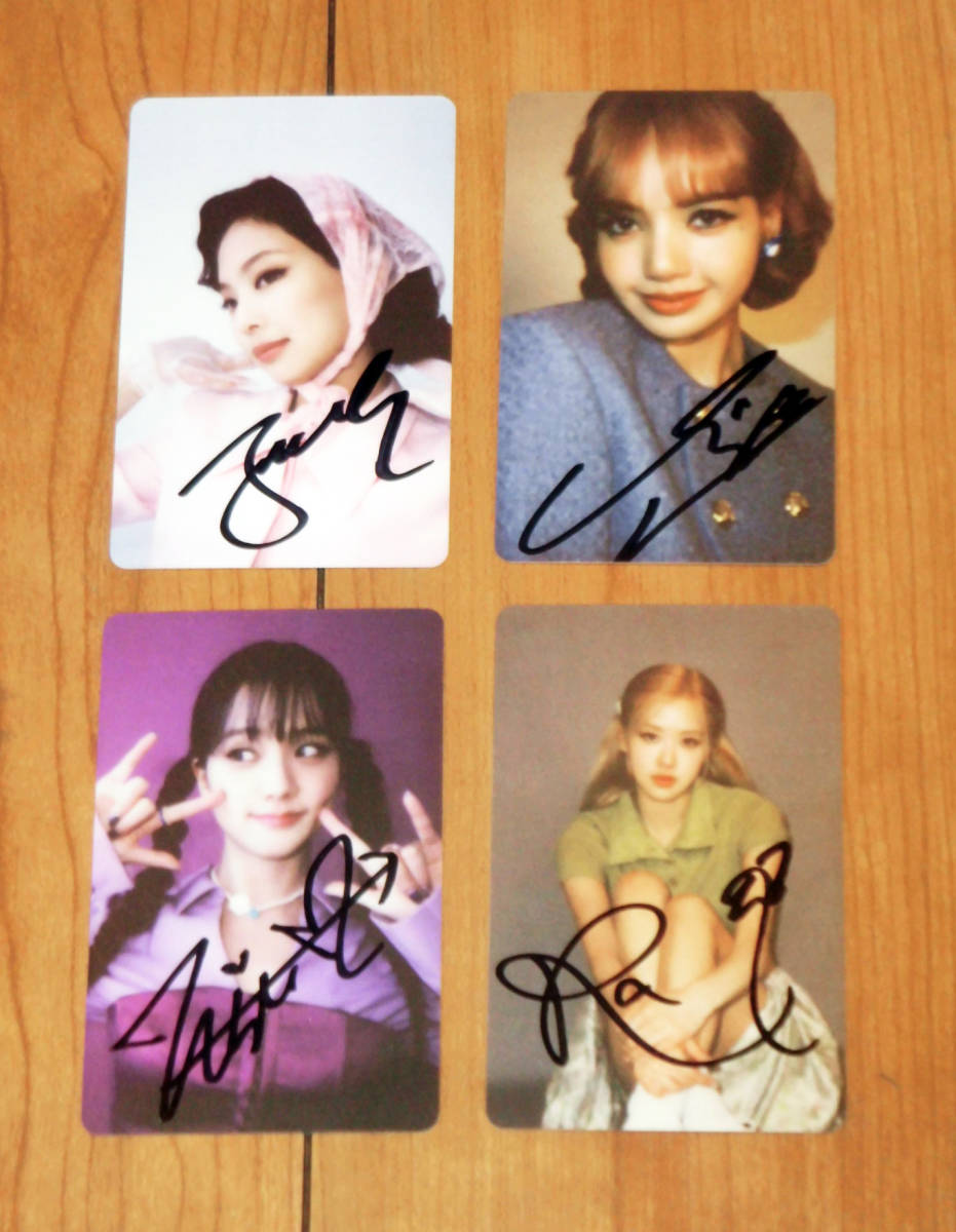 BLACKPINK◇「2022 Welcoming Collection」トレカセット◇直筆サイン 