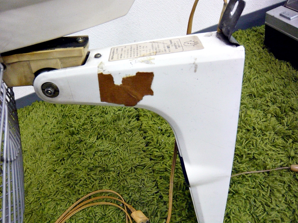 ☆①TOSHIBA/東芝☆壁掛け扇風機☆F-484B☆羽根径40cm☆昭和レトロ