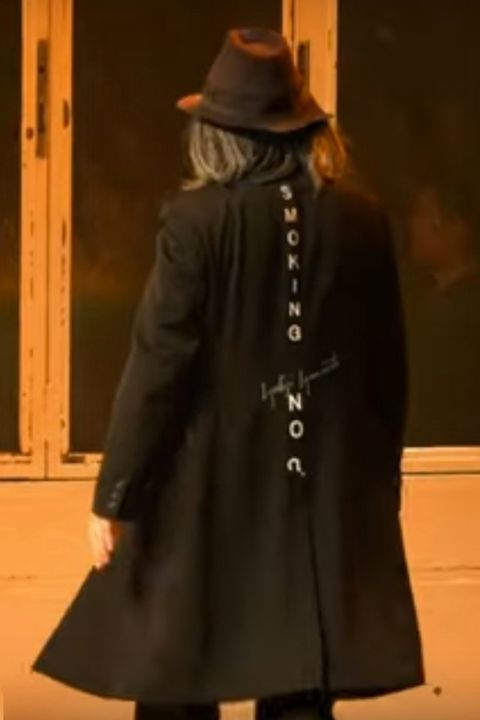 定価147400円 Yohji Yamamoto 20AW SMOKING NO プリント ロング