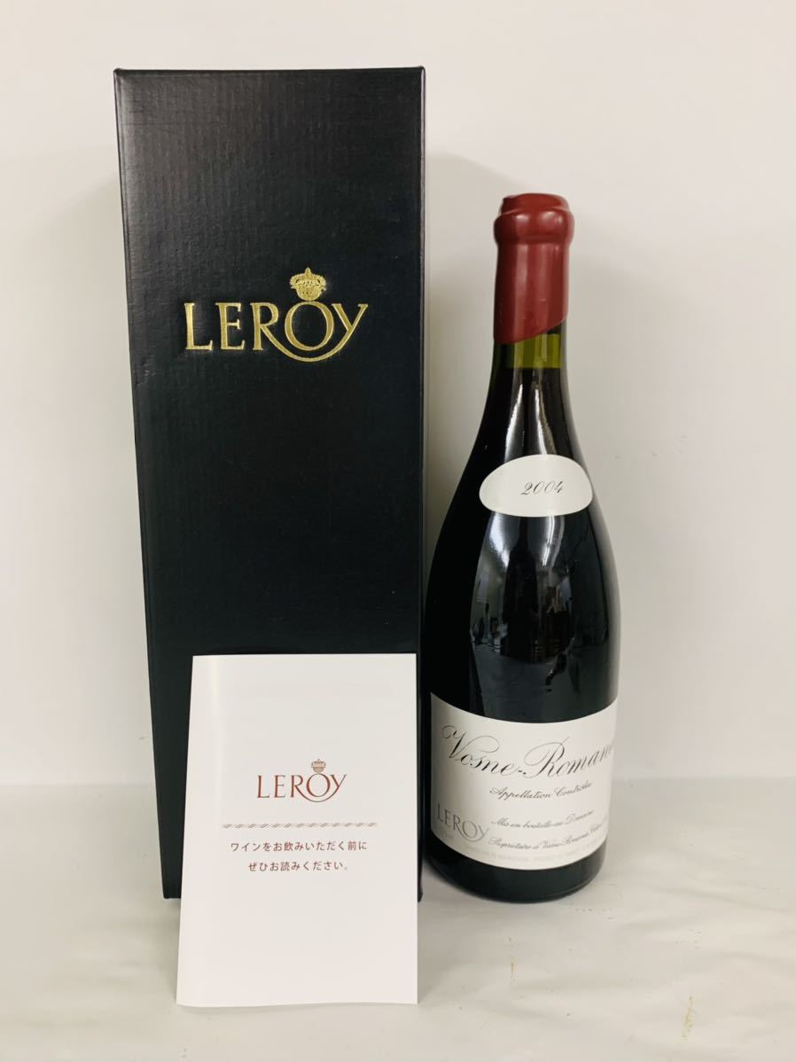 ドメーヌ ルロワ ヴォーヌ ロマネ 2004年 赤ワイン750ml Domaine Leroy