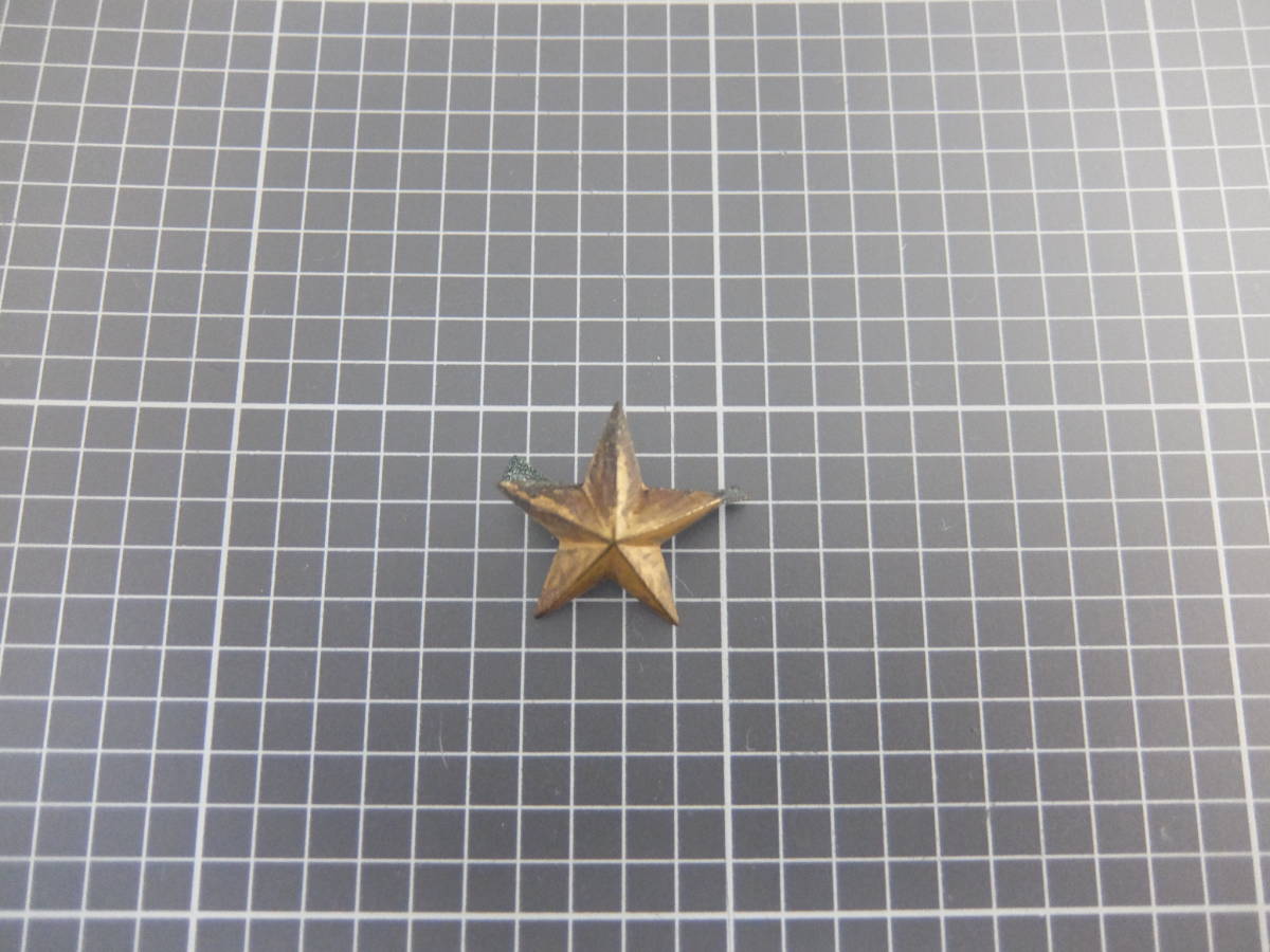 □ 戦前 大日本帝国 陸軍 星章の帽章 当時物の現物 軍帽やヘルメットに