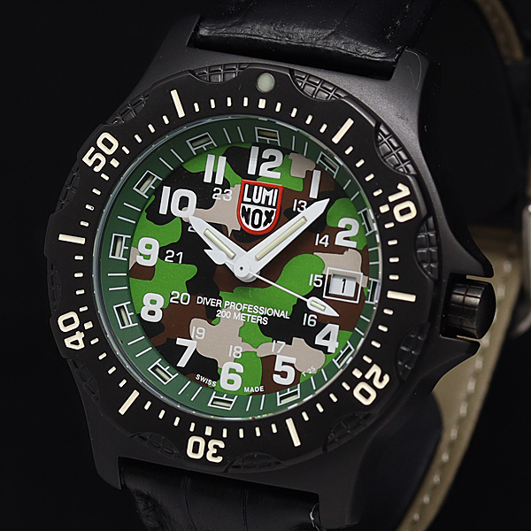 ルミノックス LUMINOX デイト 0 1円☆稼働◎良品ルミノックス8400