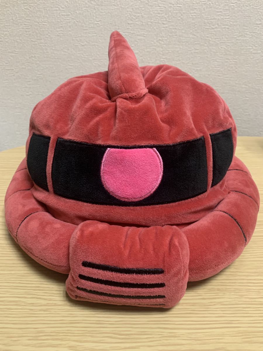 着ぐるみキャップ ガンダム シャア専用ザク デラックスキャップ きぐるみキャップ 着ぐるみ帽子 コスプレ キャップ 帽子 サザック BAN-214