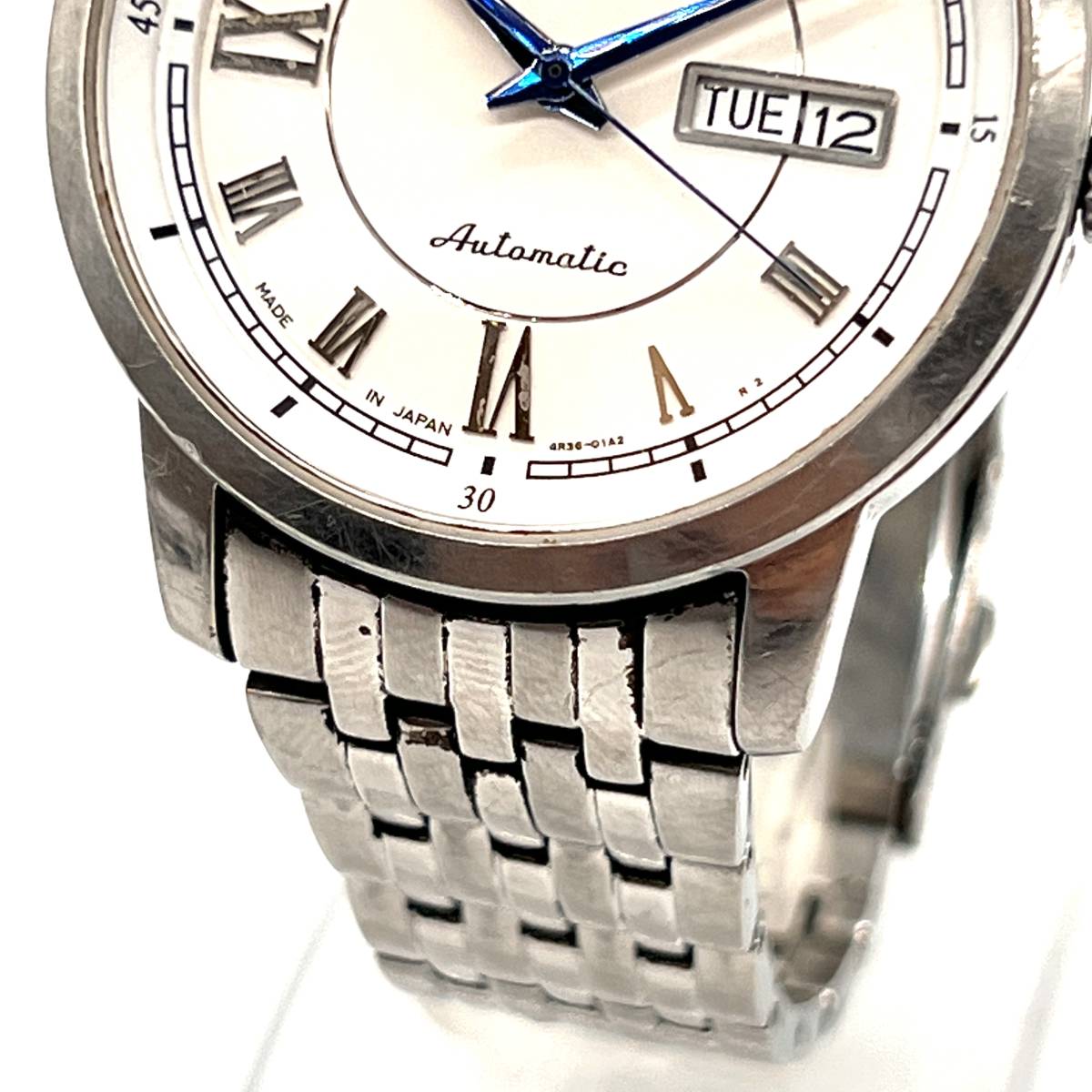 SEIKO セイコー SARY025 4R36-00Y0 プレサージュ デイデイト 裏スケ 