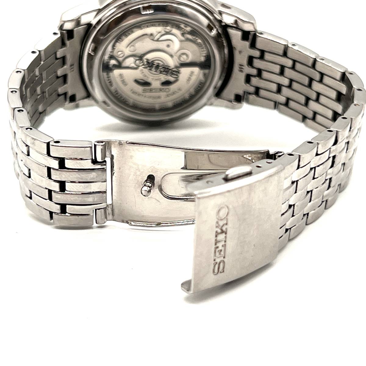 □SEIKO セイコー SARY025 4R36-00Y0 プレサージュ デイデイト 裏スケ 