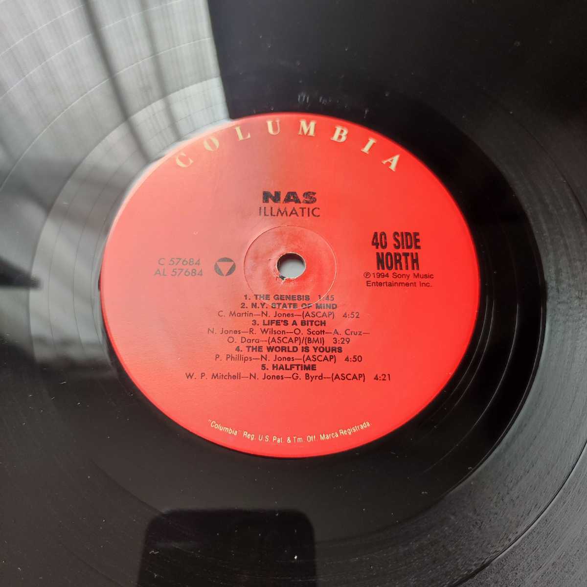 1994年/US盤/1st Press/オリジナル盤】 NAS「ILLMATIC」アナログ盤 12 