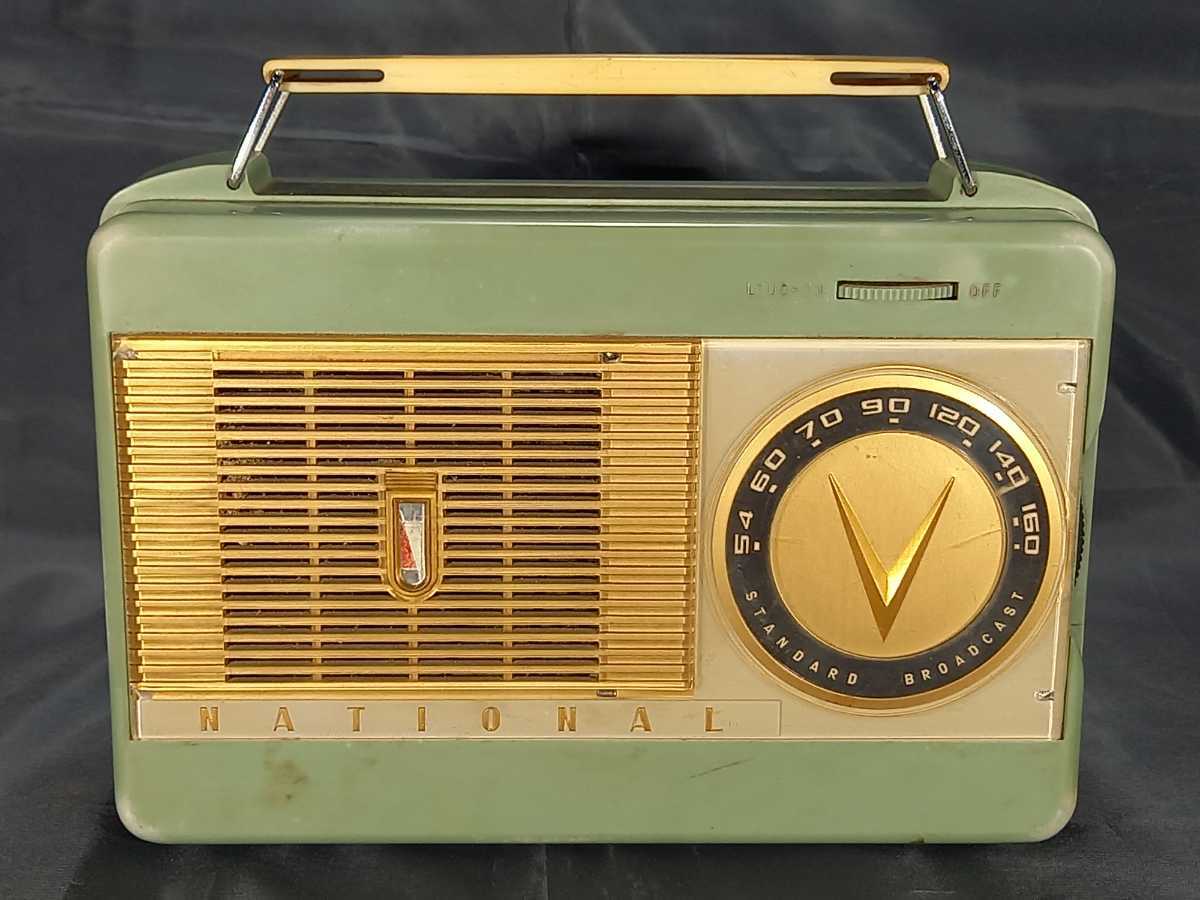 PL-400 ナショナル ポータブル真空管ラジオ Yahoo!オークション - 昭和 