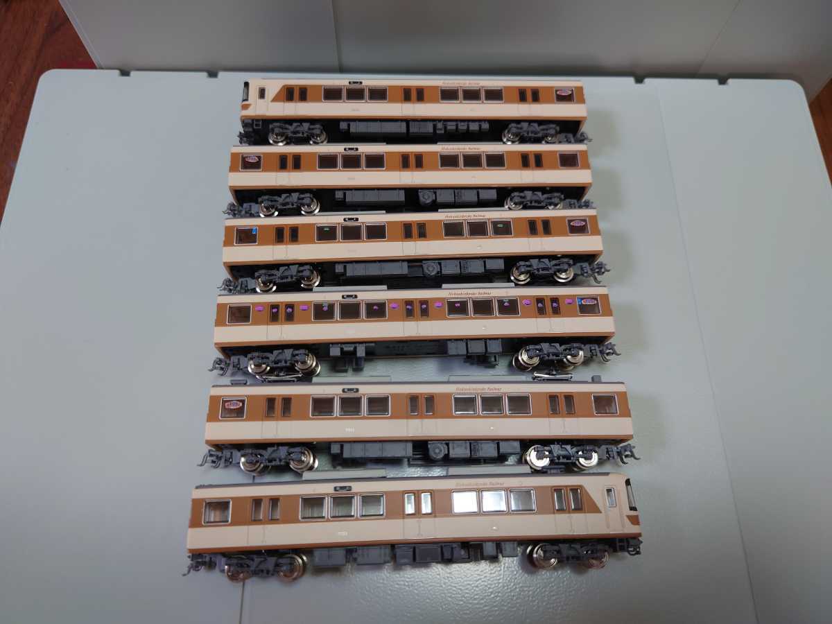 「モーター組み込み、N化済」鉄道コレクション 北神急行7000系 6両セット