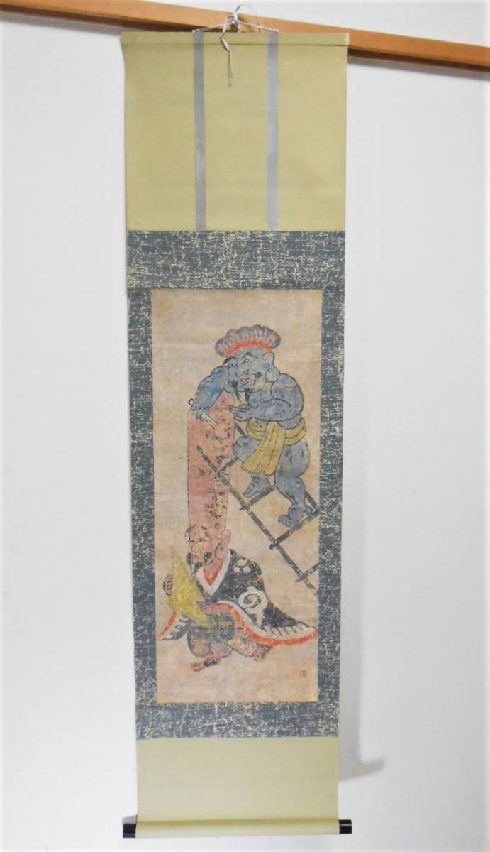 真作/幸野楳嶺/椿図/煎茶/花瓶/桐箱二重箱付/布袋屋掛軸HG-275 模写】【一灯】nb2518〈幸野豊一〉椿図 西村五雲師事 幸野楳嶺の孫