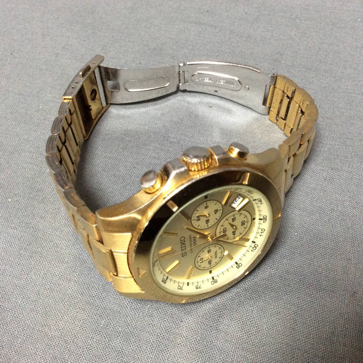 セイコークロノグラフ6T63-00G0 古い金時計 Seiko SEIKO 6T63-00G0