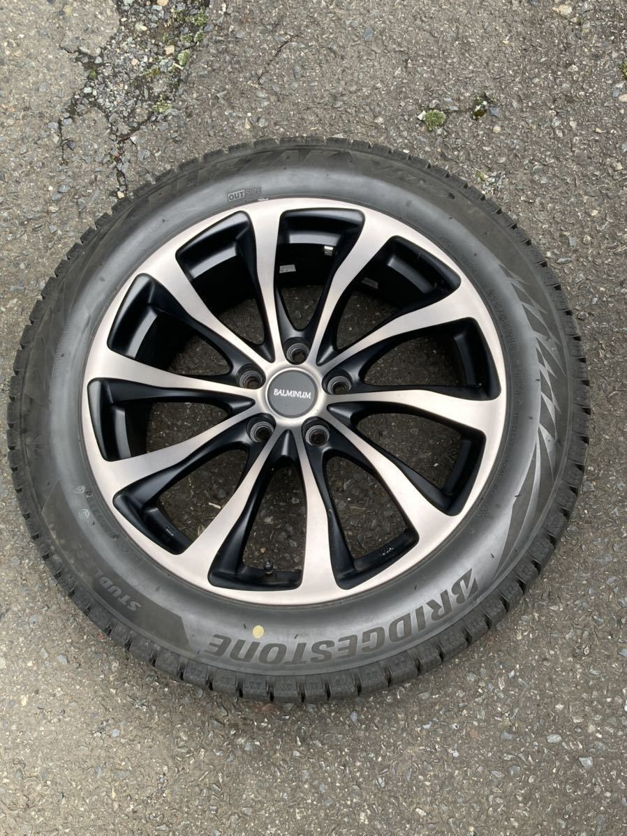 ブリヂストン　ＶＲＸ２　２１５／５５Ｒ１８　ホイールセット　２０１９年製　４本セット　溝深