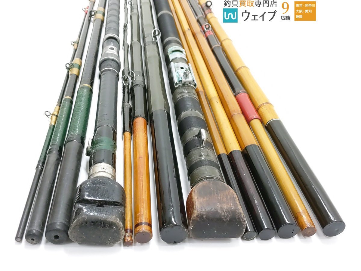 海勝作 和竿 他 石鯛竿 オリムピック オクトパス リールシート付き 等