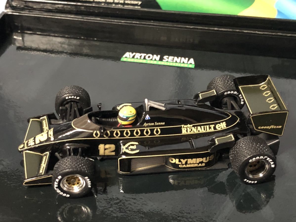 アイルトン・セナ 1985年 ロータス 97T ／ F1 ミニチャンプス ミニチャンプス製 F1 ロータス ルノー 97T 1985年 アイルトン セナ 1/43