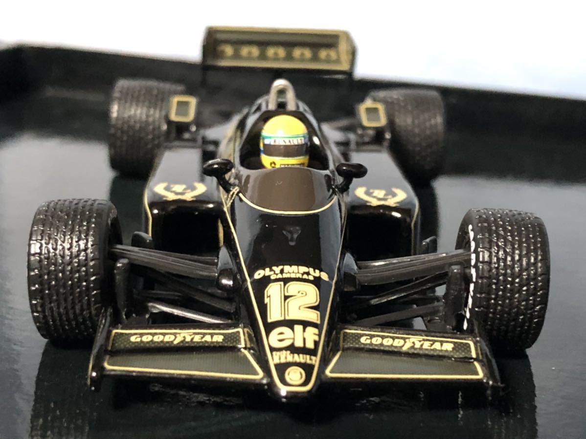 ミニチャンプス製 F1 ロータス ルノー 97T 1985年 アイルトン セナ 1/43