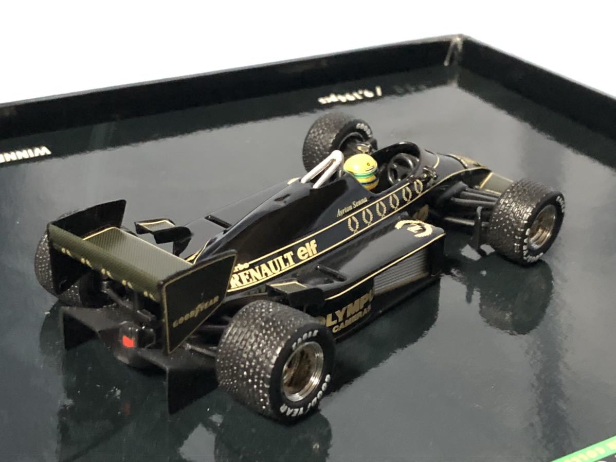 ミニチャンプス製 F1 ロータス ルノー 97T 1985年 アイルトン セナ 1/43