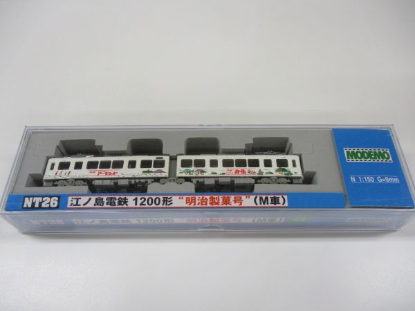 モデモ 江ノ島電鉄 NT26 Nゲージ 明治製菓号 1200形 MODEMO M車 江ノ島