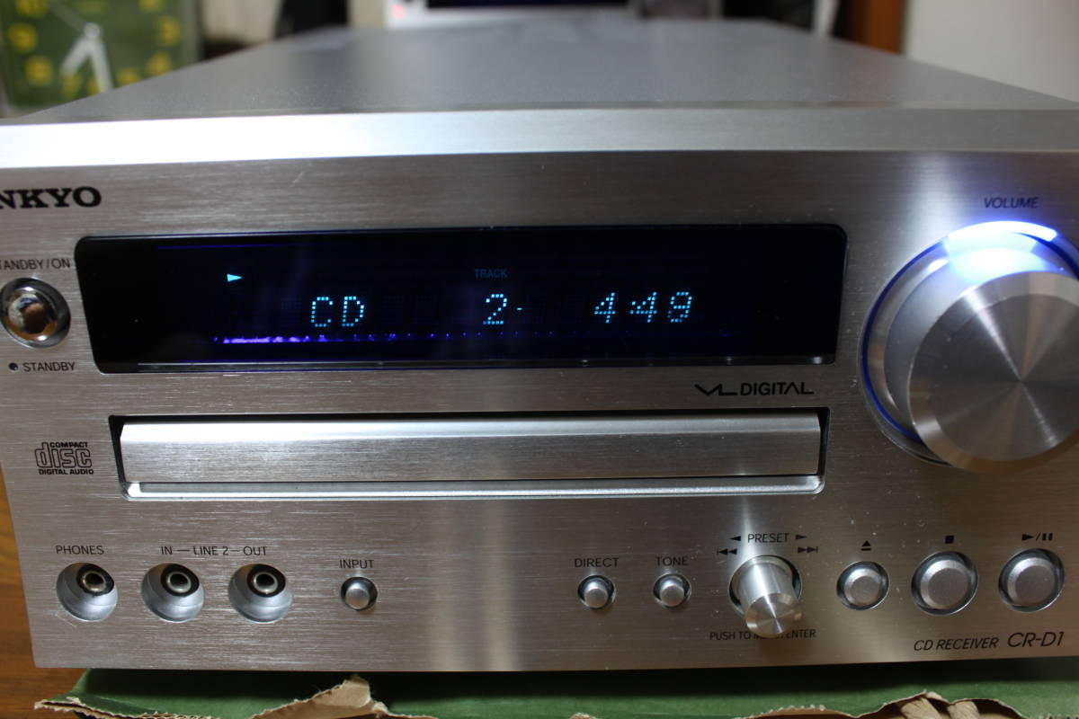 動作品】ONKYO（オンキョー）CR-D1 CD/FMチューナーデジタルアンプ