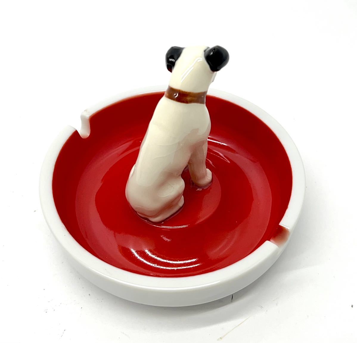 Victor ビクター ニッパー犬 灰皿 元箱 ビクター犬 ノベルティ コレクション グッズ 置物 オブジェ 昭和レトロ■兵庫県姫路市から 42