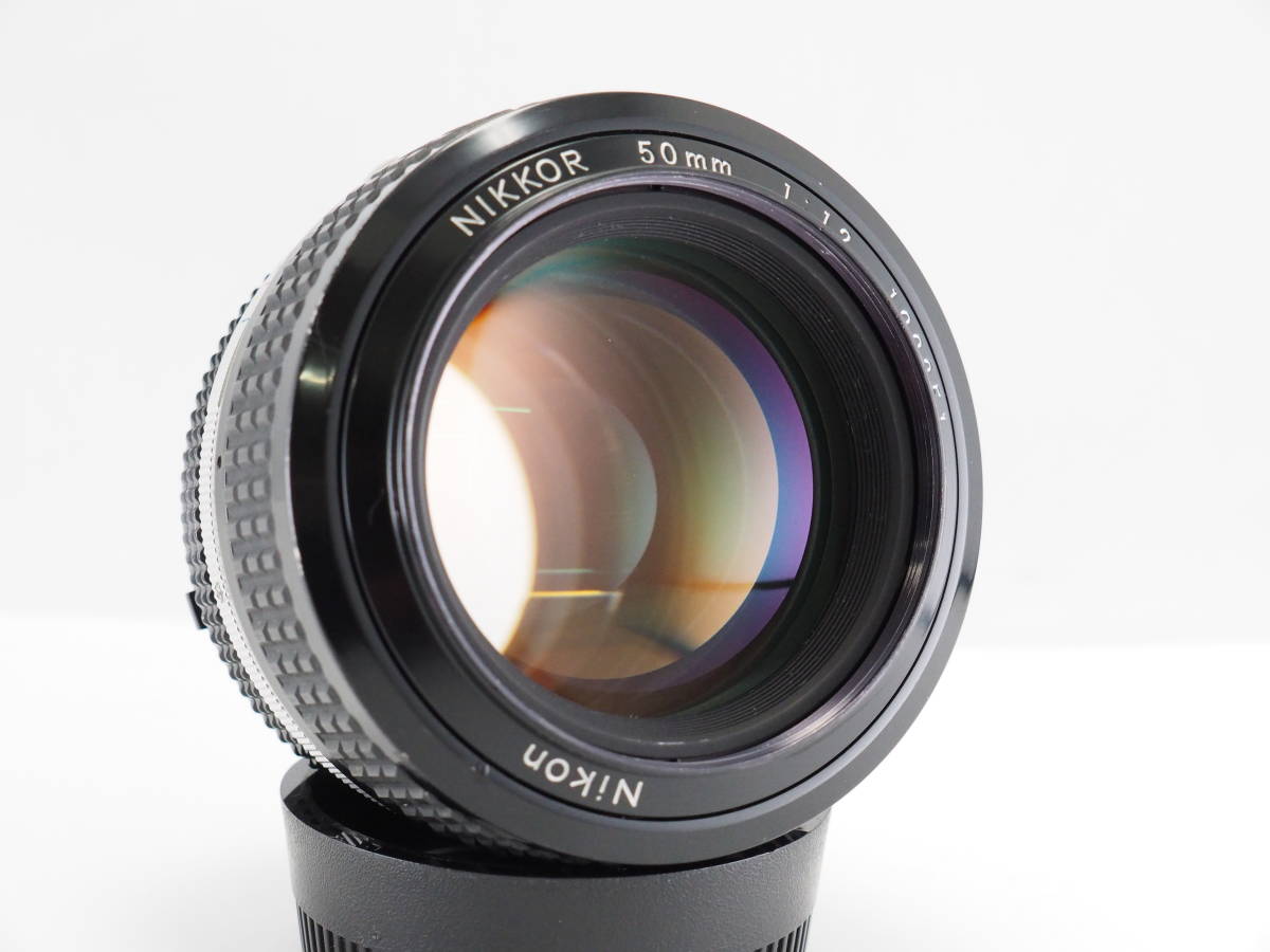 ヤフオクのみ【美品】Nikon ai NIKKOR 50mm F1.2 単焦点 大口径レンズ